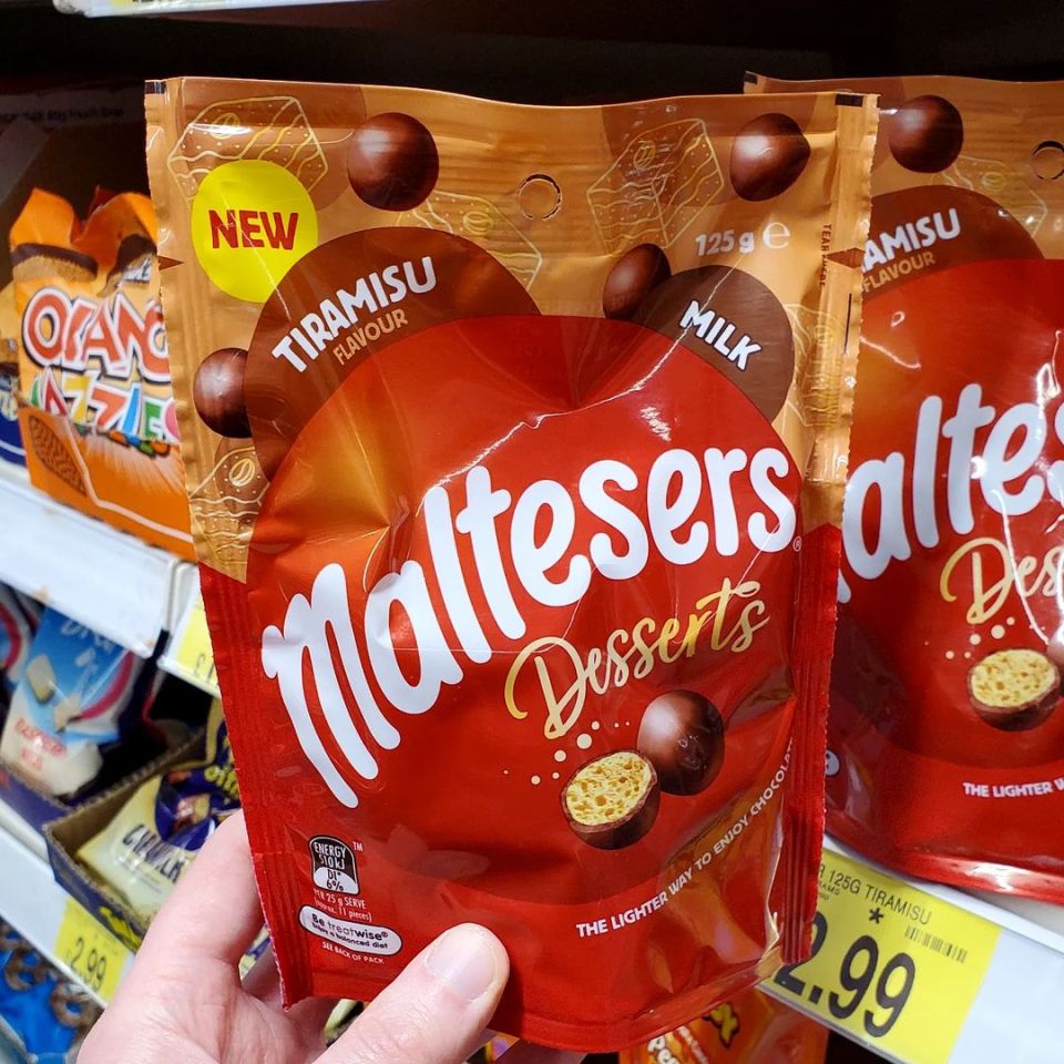 New Maltesers desserts tiramisu have been spotted in the UK