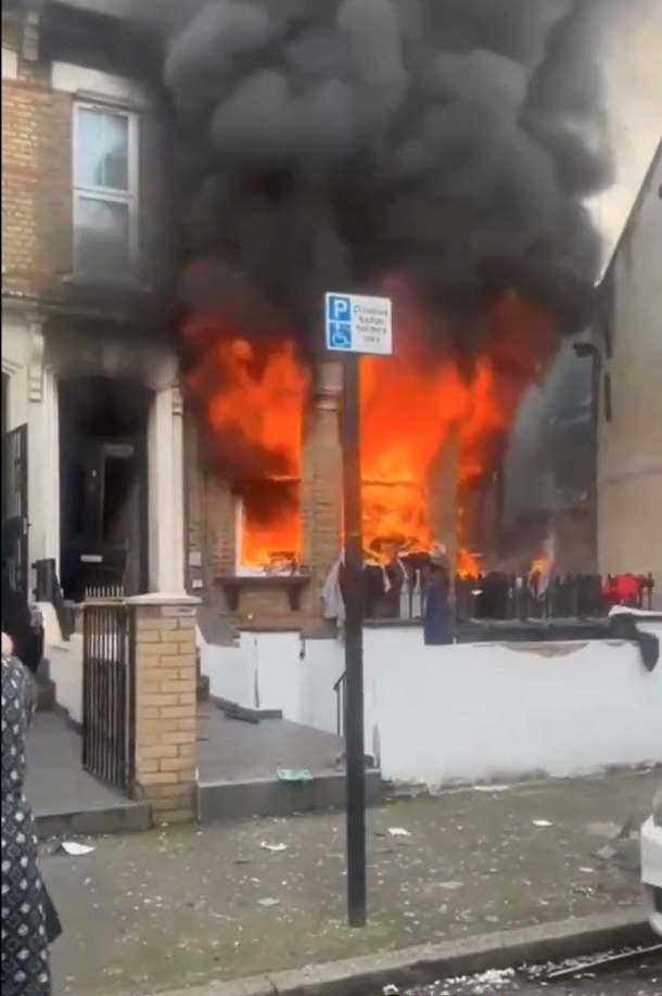 Cops are probing a London house fire over fears it was a hate crime