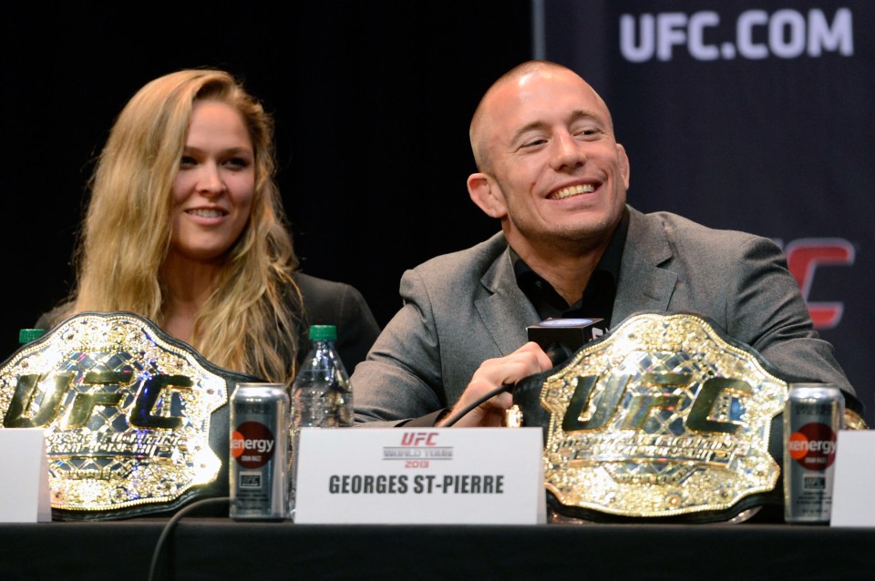 Former champs Ronda Rousey and Georges St-Pierre were linked with shock returns for the card