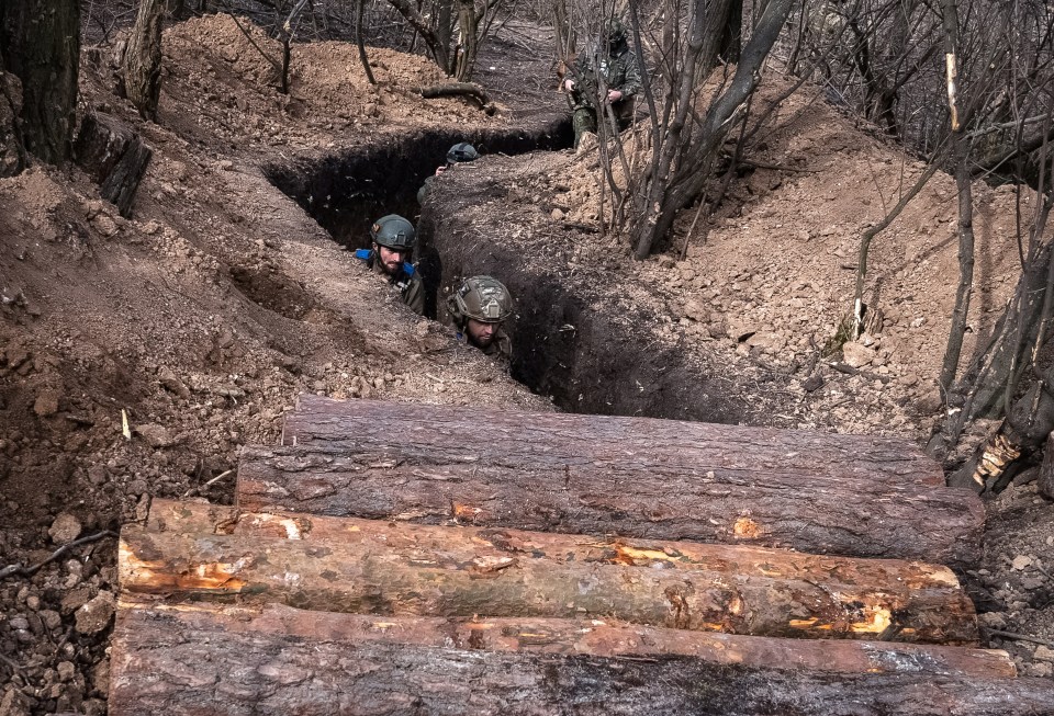 Ukraine is also digging fresh trenches with sturdier walls