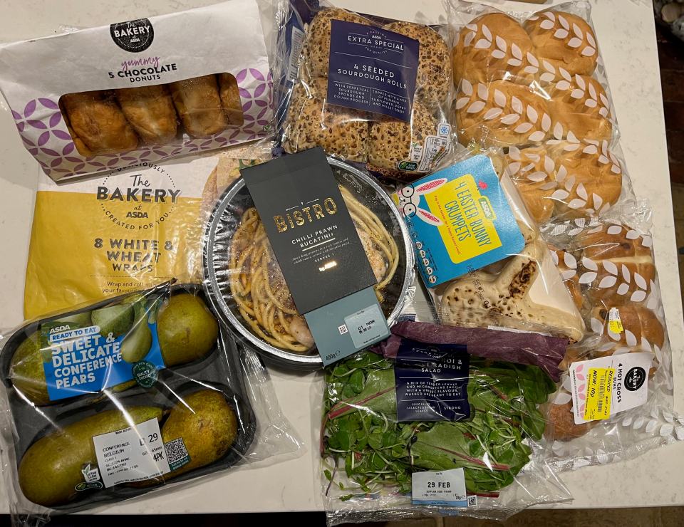 Rosie's yellow stickers Aldi haul