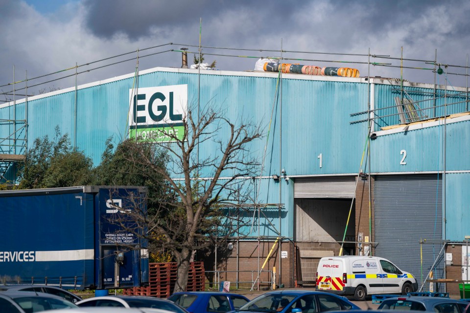 Witnesses say George fell through a skylight at the Essex warehouse, before tumbling 80ft to his death