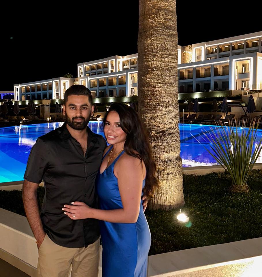 Harpreet is engaged to Akshay who she met while filming The Apprentice