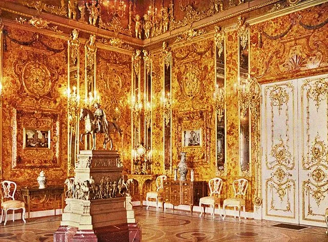 The Amber Room was one of Russia's most valuable works of art - until it was looted by Nazi Germany