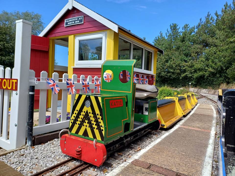 The tiny railway loop is run by an army of volunteers from the Milton Keynes Model Engineering Society