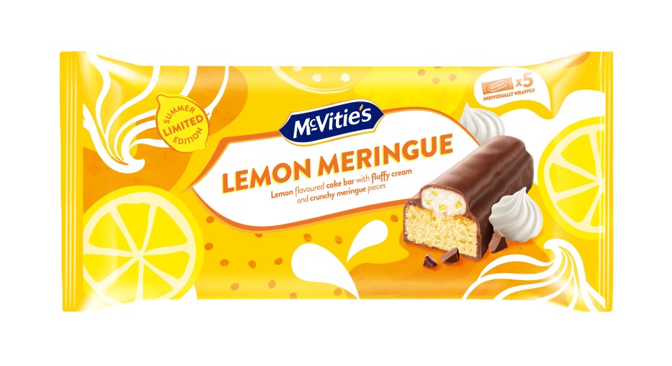 The snacks giant also launched a Lemon Meringue flavour