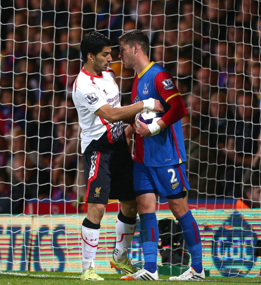 Joel Ward played in the thrilling 3-3 draw between Crystal Palace and Liverpool in 2014