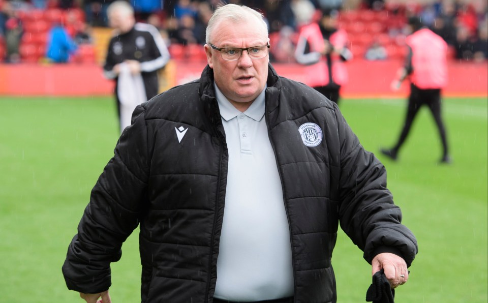 Steve Evans has returned to Rotherham, leaving Stevenage with two games of the season remaining