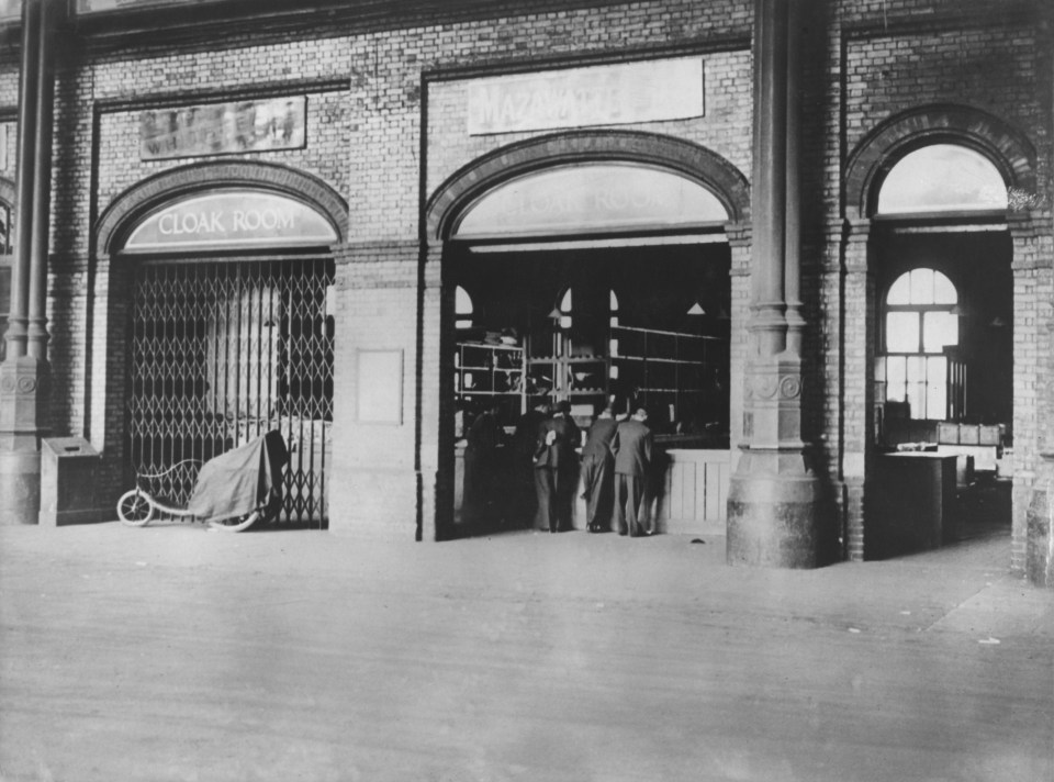 The woman's body was found in the lost luggage office at Brighton station