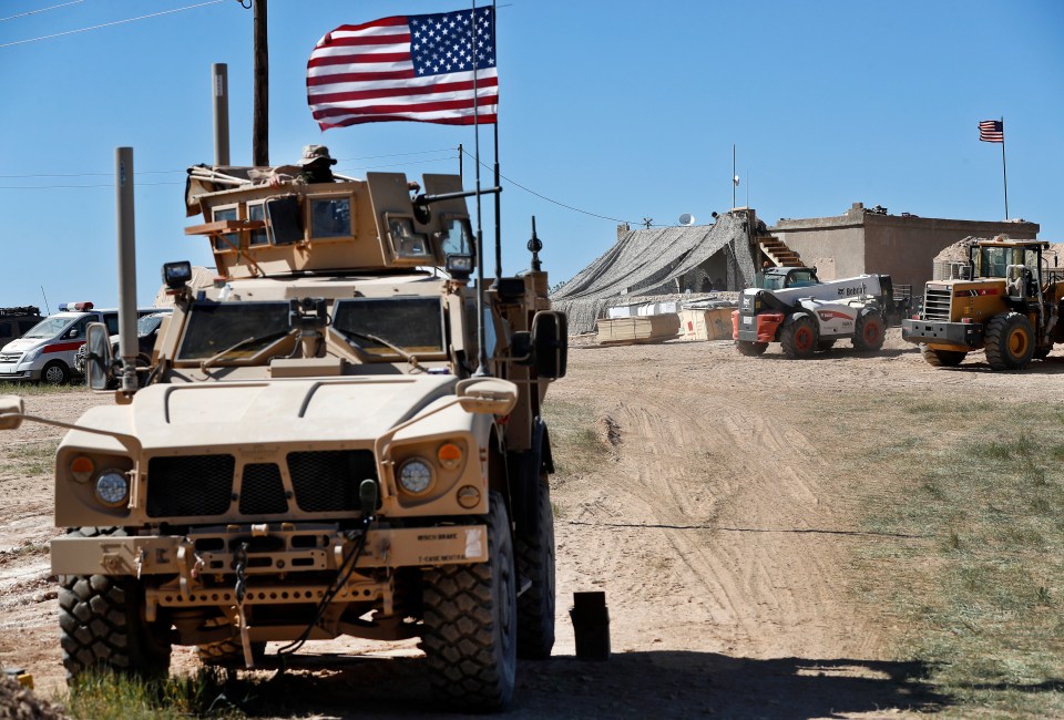 A US military base in Syria has been struck by rockets