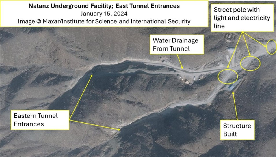 Recent ISIS satellite pics of Nafanz nuclear site – nestled in the Zagros mountains