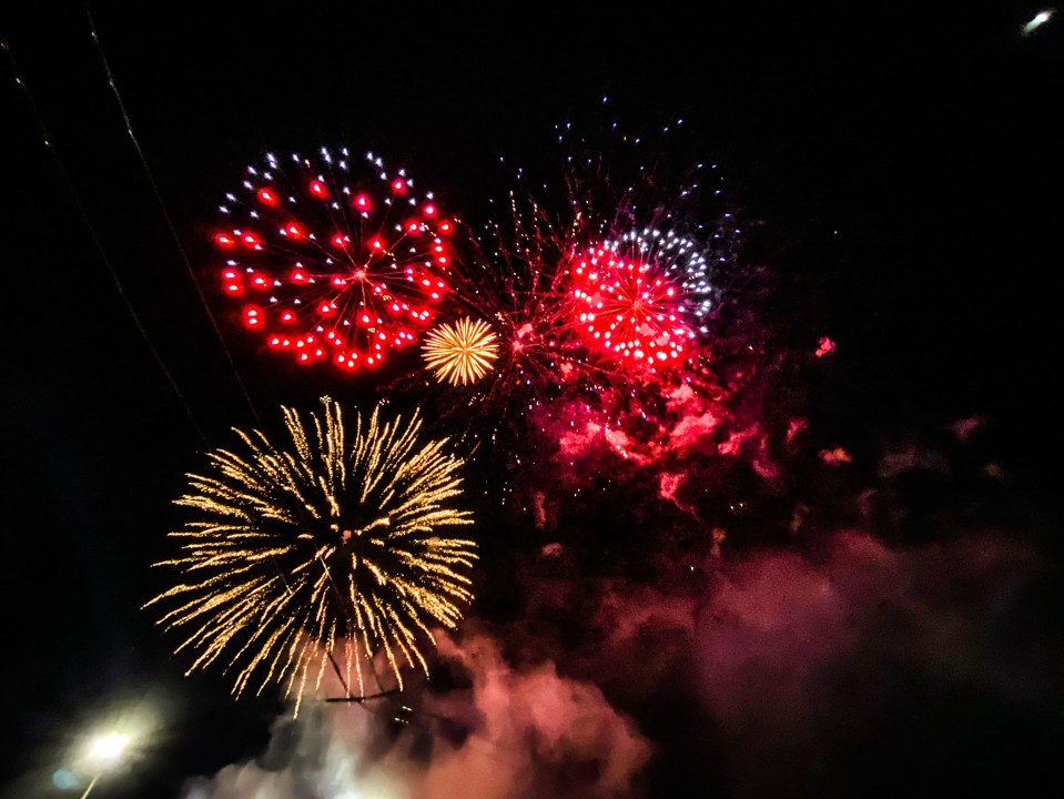 Fireworks have largely been cancelled across the regional events