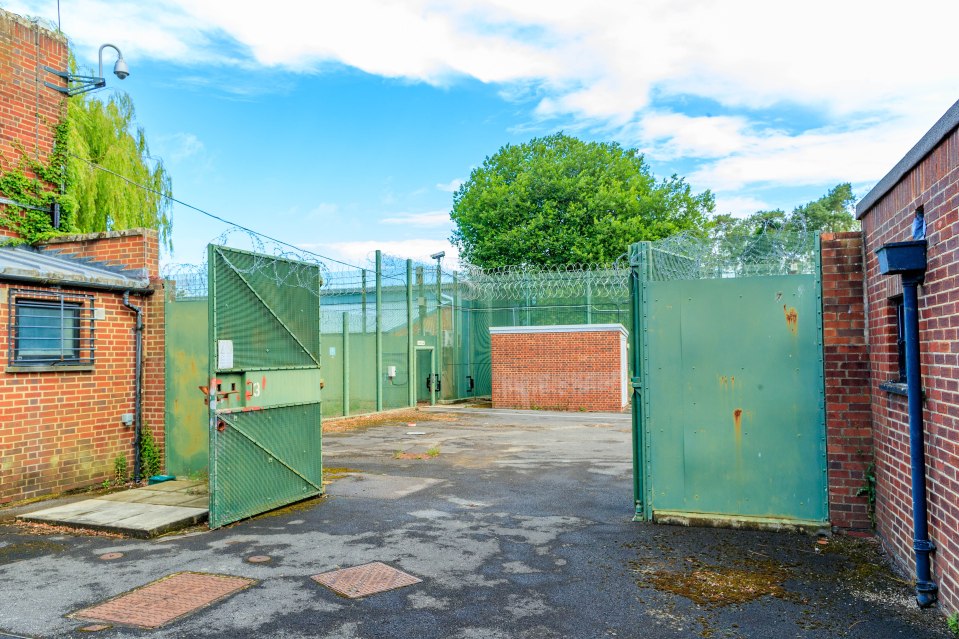 The barbed-wire topped gates at Campsfield Detention Centre where Mayela was held before his failed deportation flight