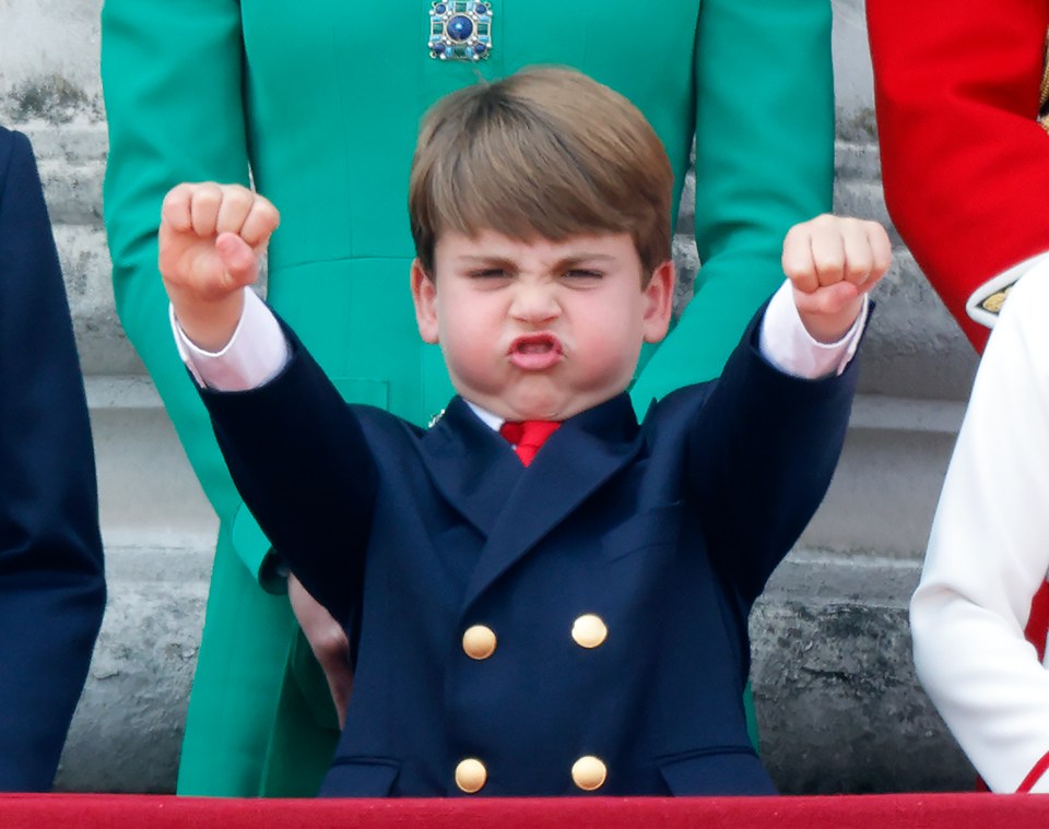 Prince Louis amused royal fans with his facial expressions during Trooping the Colour in 2023