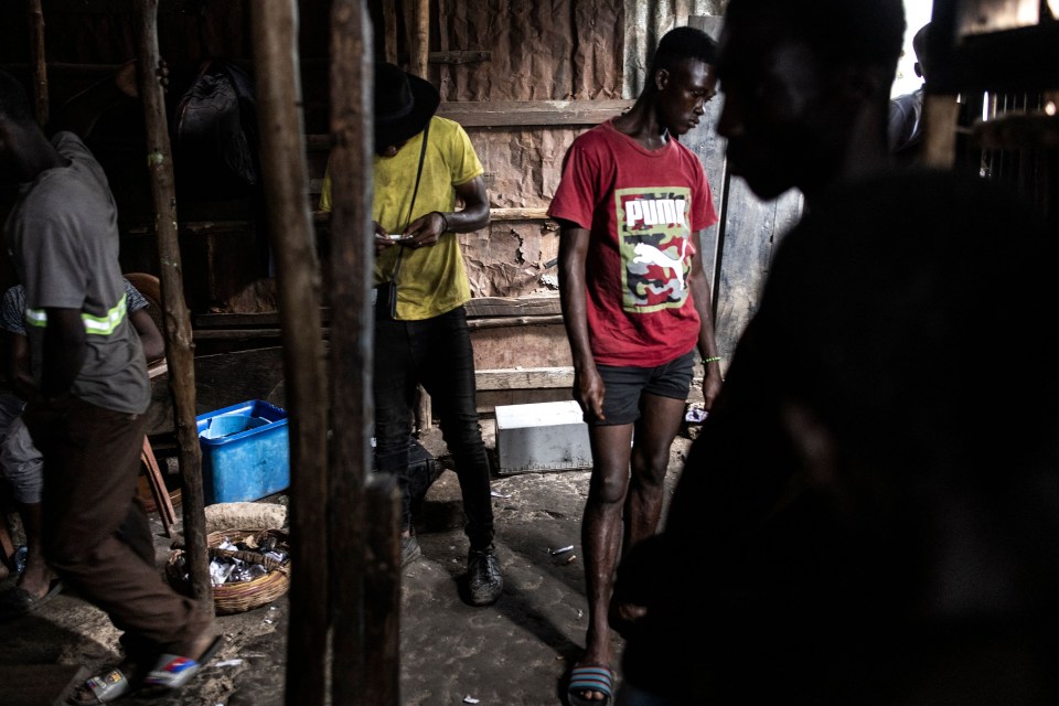 Although illegal, kush is sold and smoked openly on the streets of Freetown