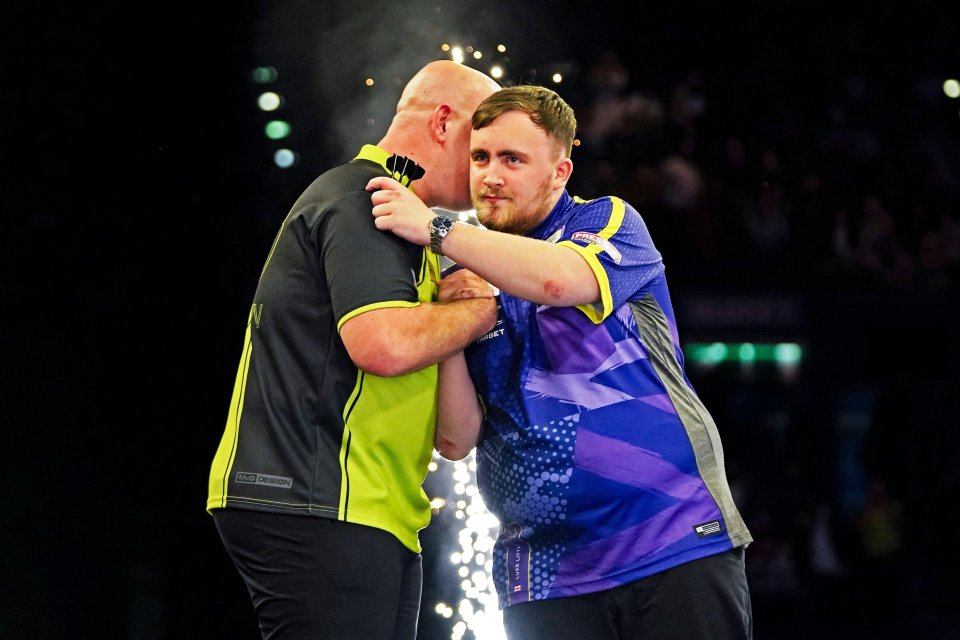 Michael van Gerwen and Luke Littler were criticised during their final