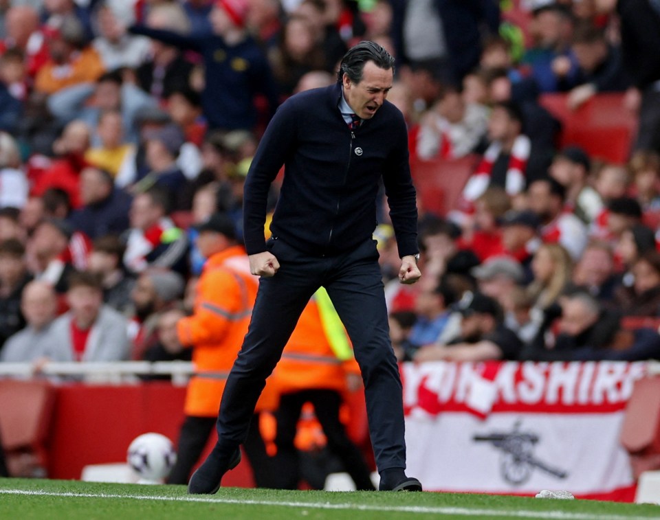 Unai Emery was thrilled with the result