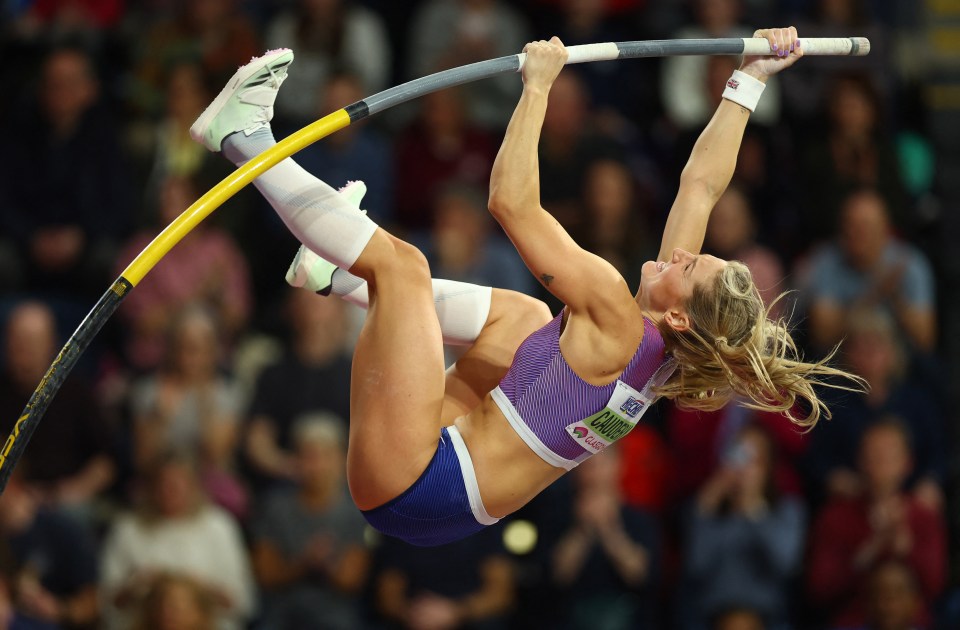 Molly scored gold at the World Athletics Indoor Championships back in March