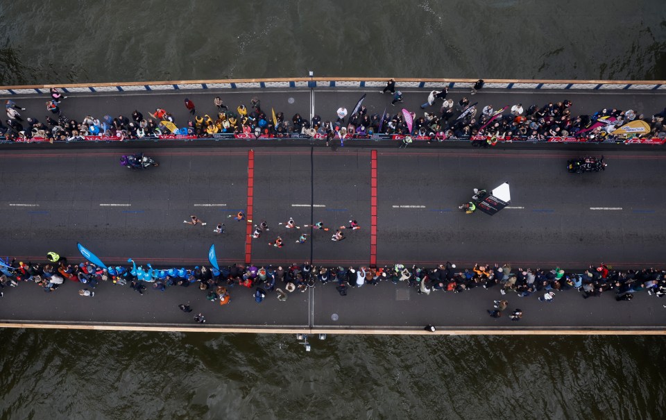 The London streets lined up to watch