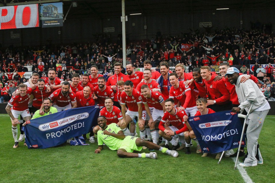 Wrexham secured back-to-back promotions at the weekend