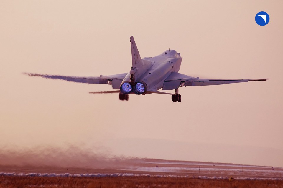 The loss of a Tu-22M3 strategic bomber (file image) is being seen as a huge blow to Putin