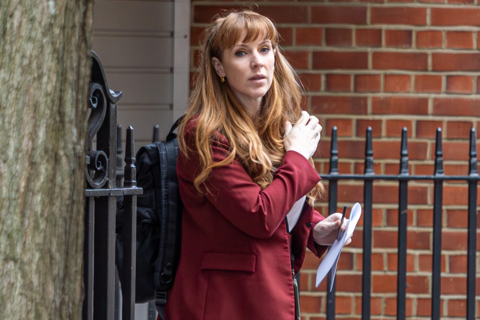 Labour Party deputy leader Angela Rayner