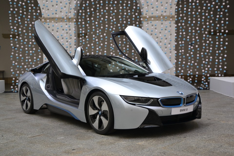 The iconic BMW i8 is a very cool-looking hybrid sports car