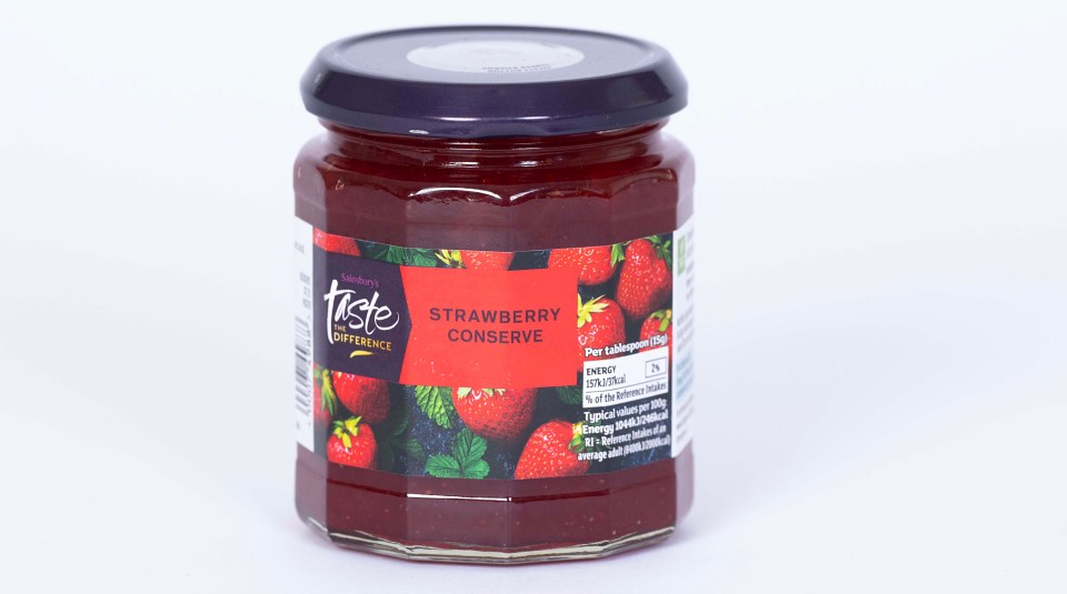 Sainsbury’s strawberry conserve is one to show off on the table when you have guests