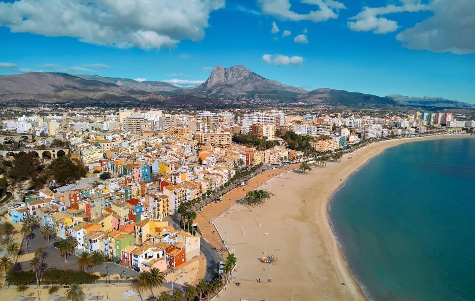 Villajoyosa has several sandy beaches