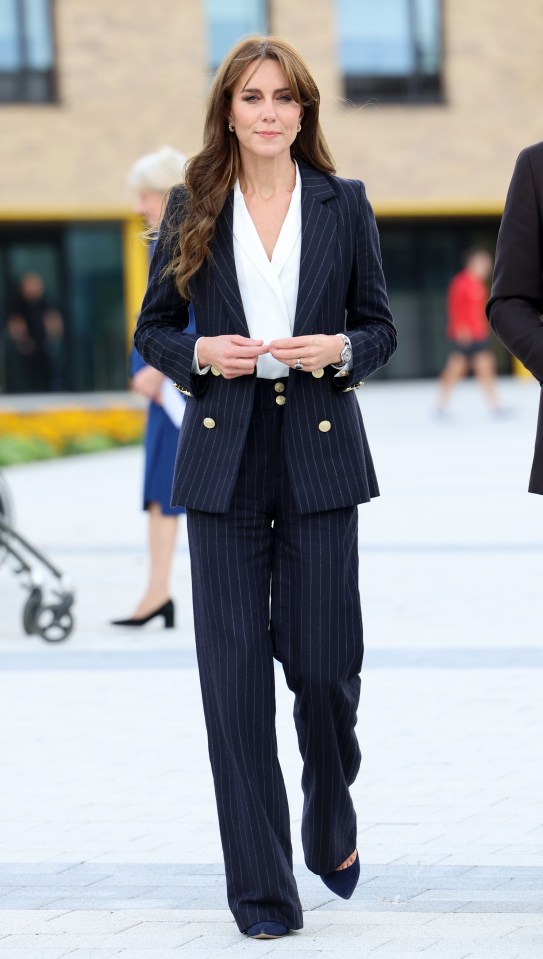 Princess Kate visiting Fitzalan High School in Cardiff in October last year