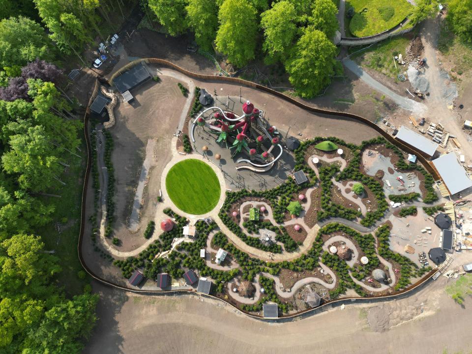 It opened last year, and is now the worlds largest play structure