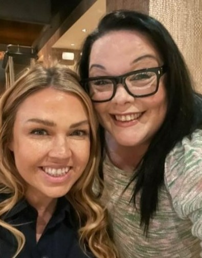 Lisa Riley reunited with former co-star Adele Silva, sharing cute snaps of the get-together on social media