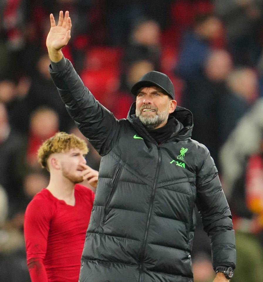 Jurgen Klopp will wave goodbye to Anfield at the end of the season