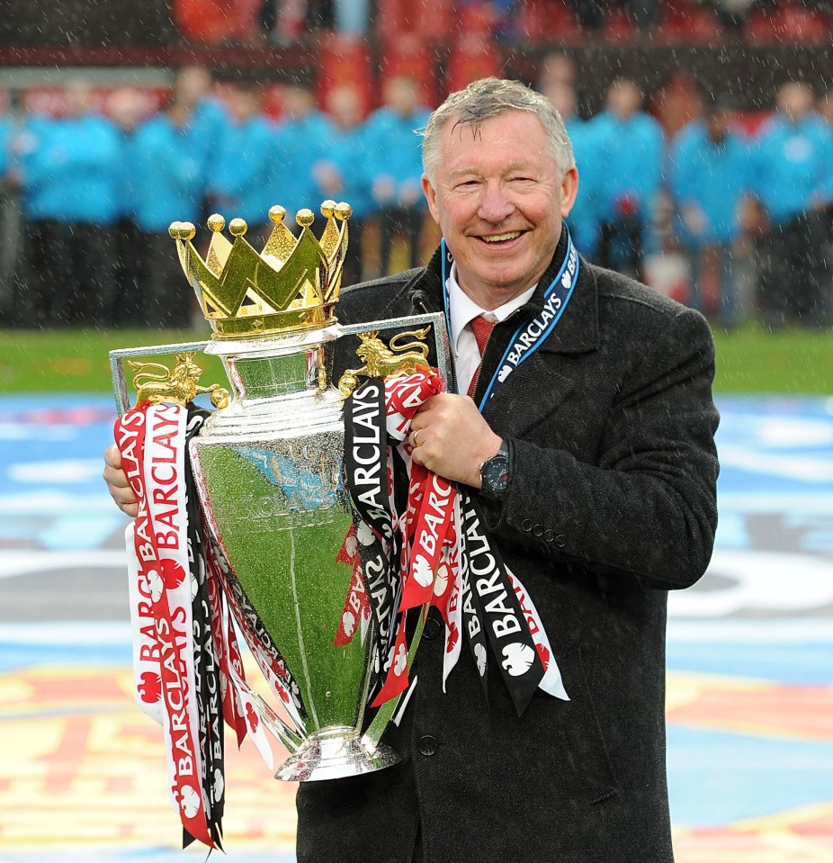 Fergie famously stayed on at Old Trafford until 2013