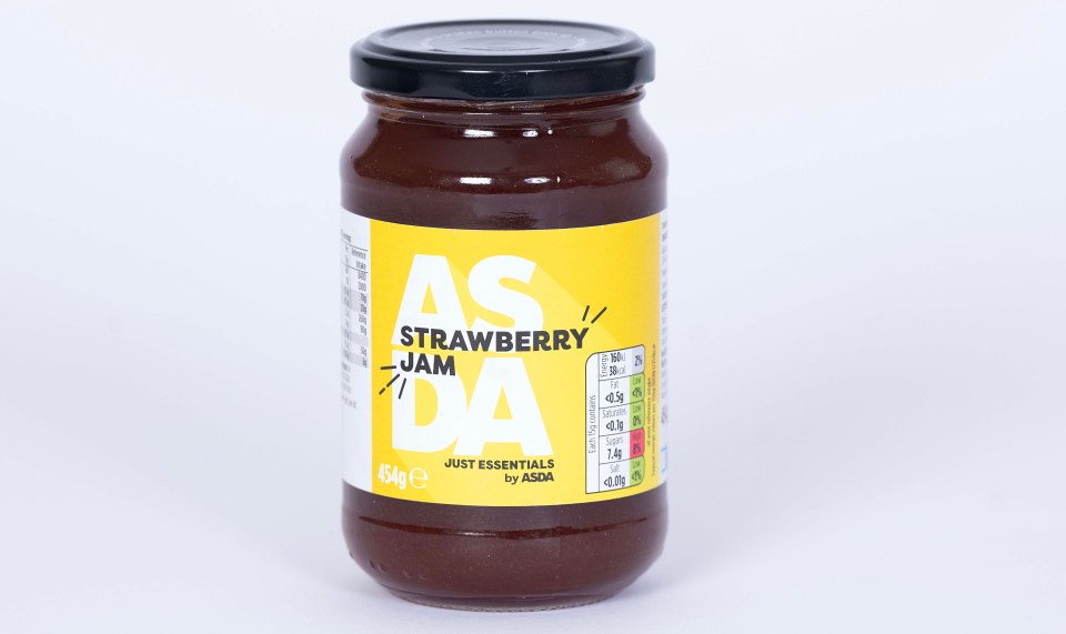 Asda’s spread scores less well due to one key reason, a lack of strawberry