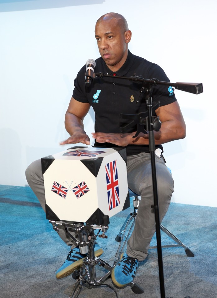 The ex-England striker has also invented his own musical instrument