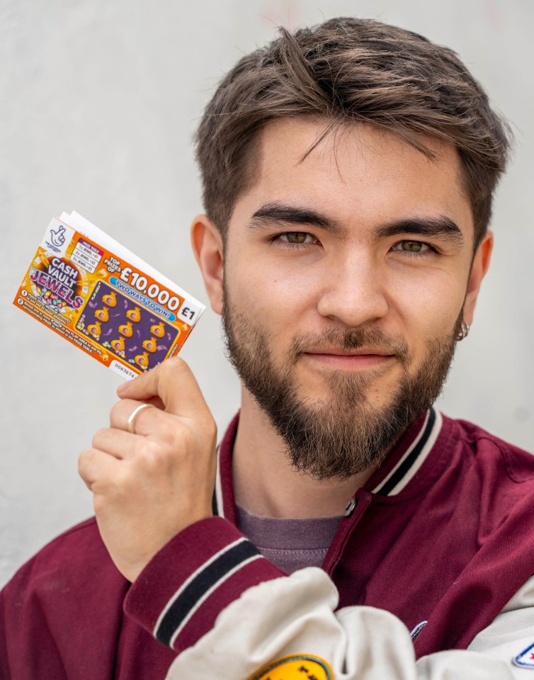 The 29-year-old said he had no idea about what had happened with the scratchcard win off his card