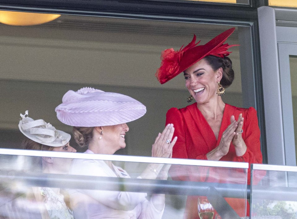 Sophie, Duchess of Edinburgh and Kate Middleton were having a great time together at Royal Ascot in 2023