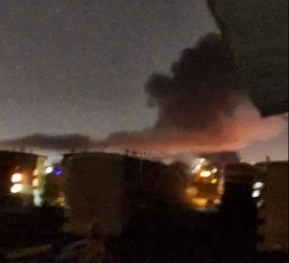 Suspected footage of the Israeli strike in Iran on Friday morning