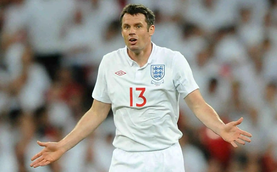 Jamie Carragher earned 38 England caps across an 11-year international career