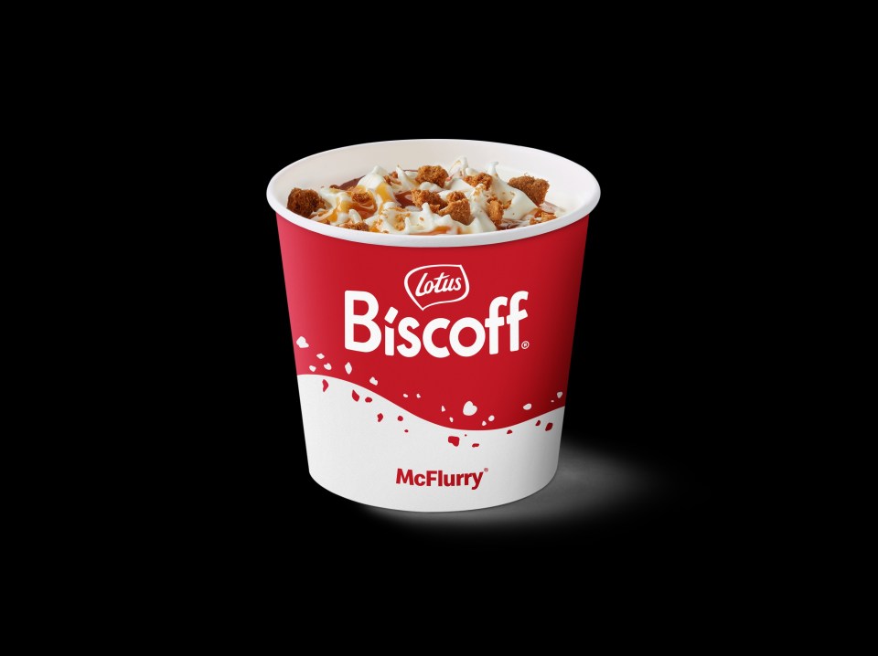 The McFlurry Biscoff is making a come back in a matter of weeks