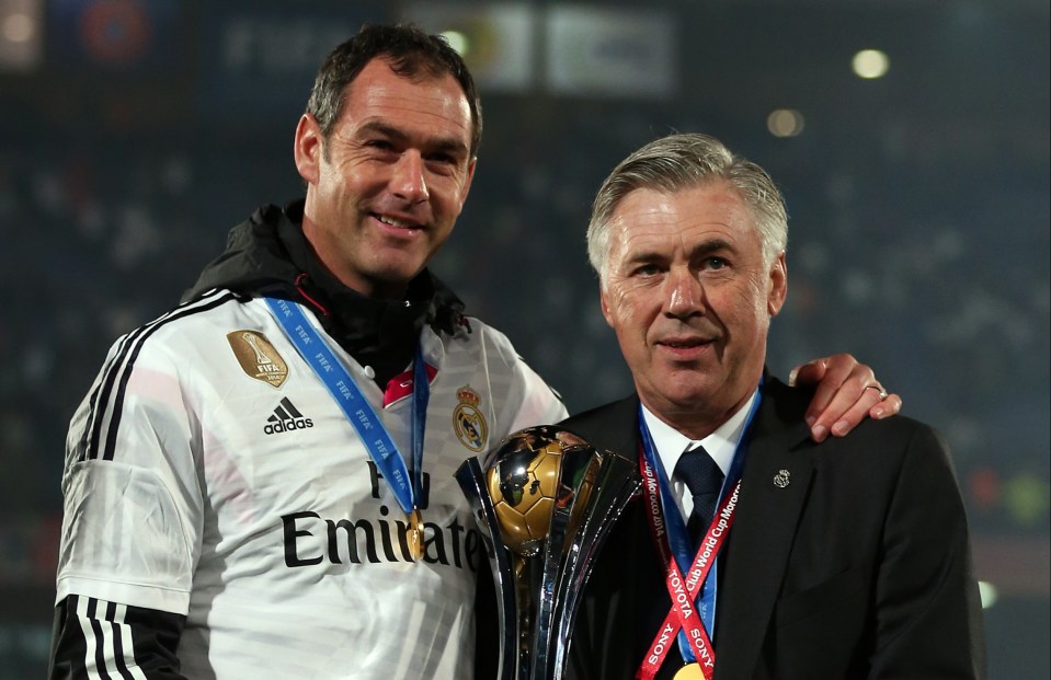 Paul Clement (left) has revealed the time he saw Carlo Ancelotti at his angriest