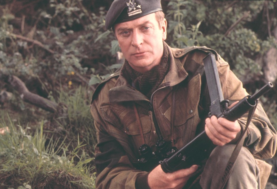 Michael Caine stars as Colonel Steiner in the 1976 film