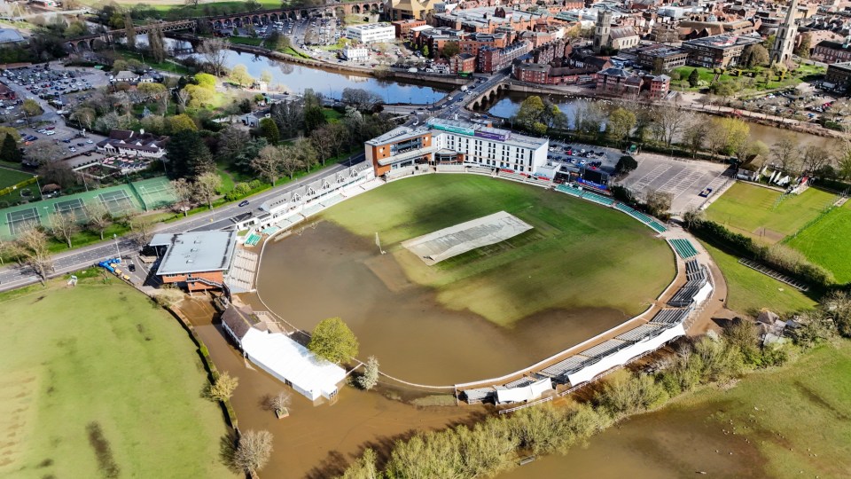 Flooding has wreaked havoc on the iconic cricket venue