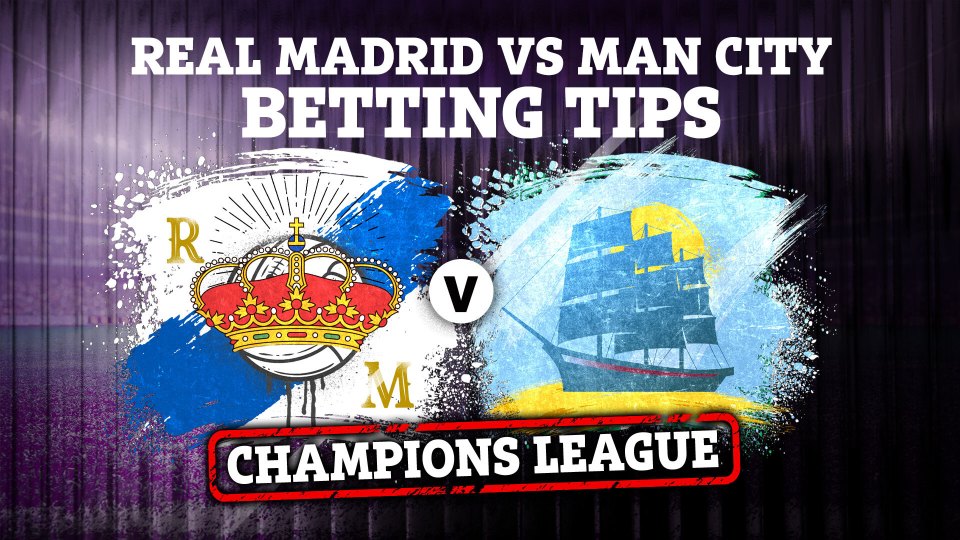 Real Madrid vs Man City: Best betting tips, odds & predictions for colossal tie