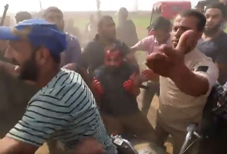 Yarden Babis was attacked by an angry mob following his capture by Hamas