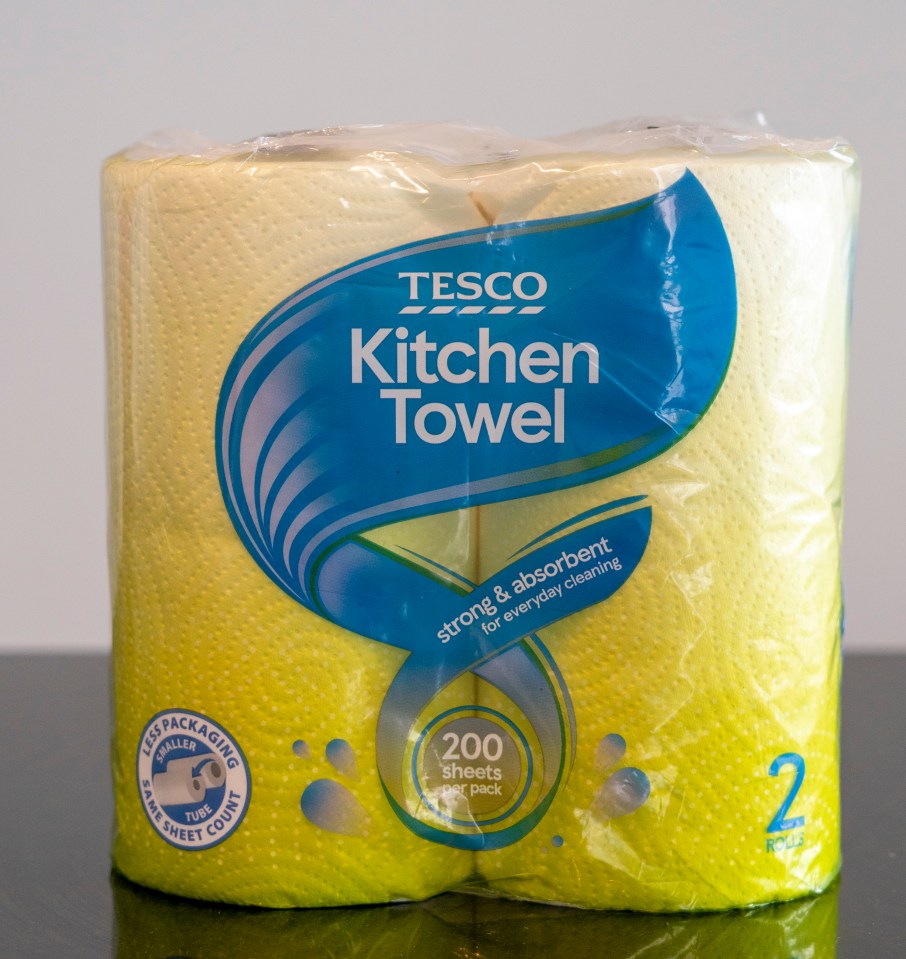 02.04.24 - Hayley Minn tests kitchen roll..Tesco Kitchen towel.