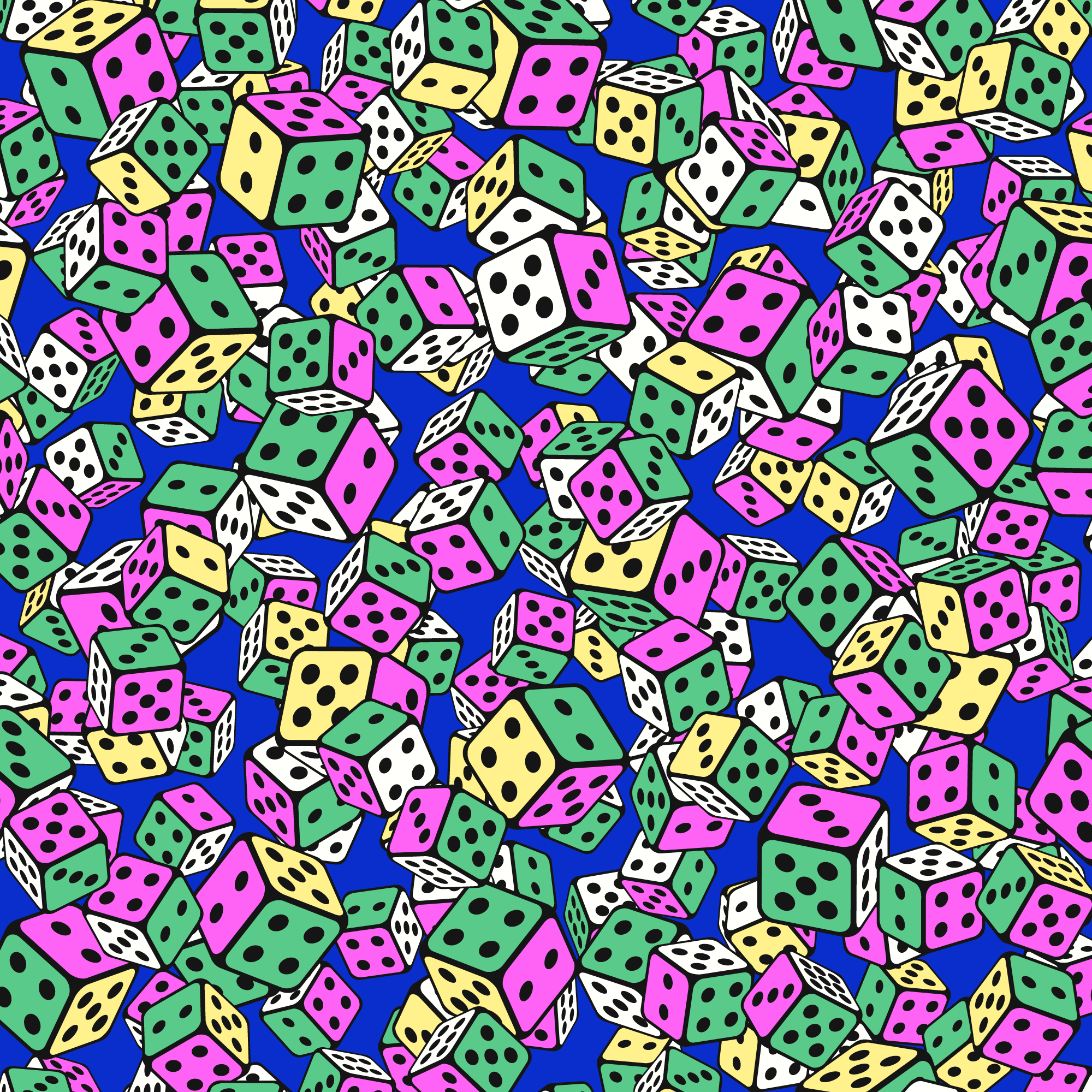 Can you spot the dice with more than six numbers on its side in under 15 seconds?