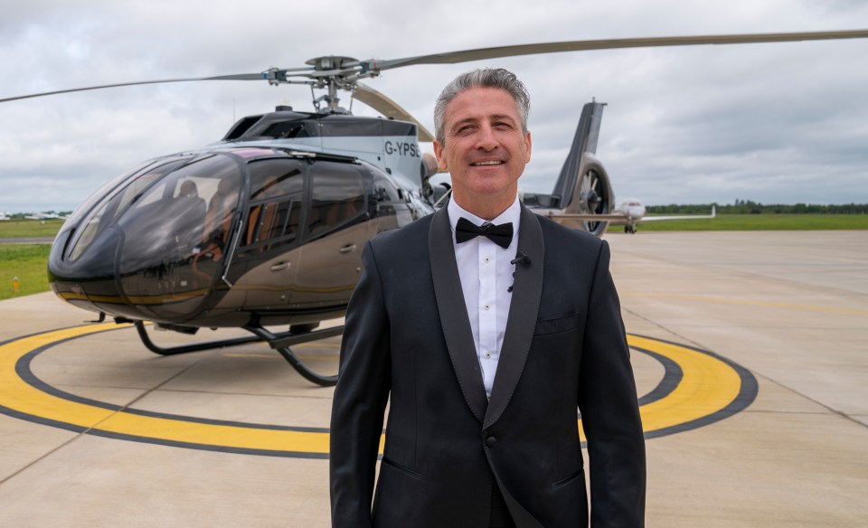 He has now sold his Aston Martin helicopter with the production number 007