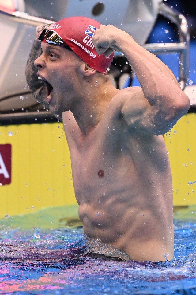 The Somerset swimmer became world champion last year